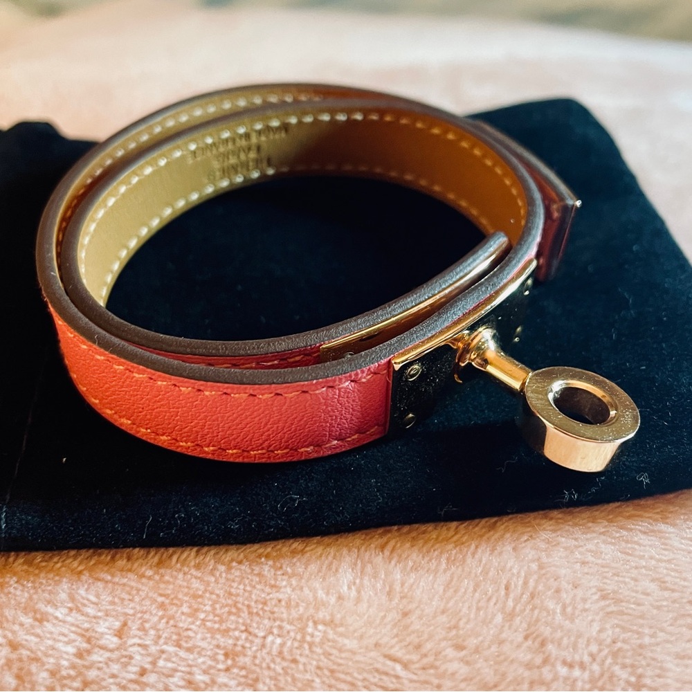 Hermès Kelly Double Tour Bracelet in Pink! ❤️❤️❤️ it! WOWZA!! - Picture 4 of 7